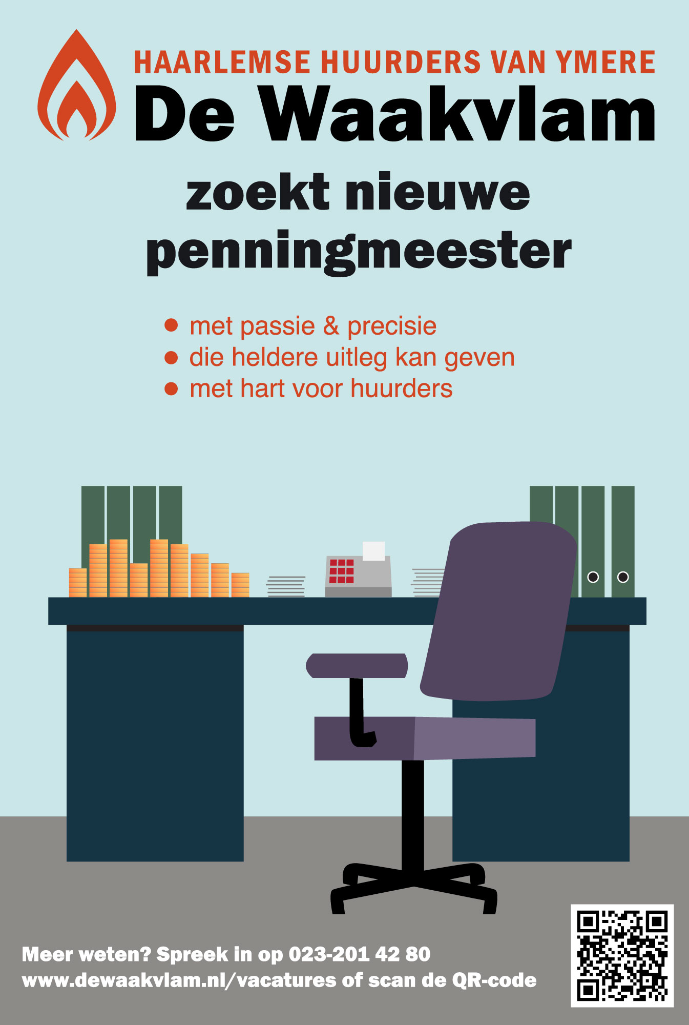 Gezocht, penningmeester